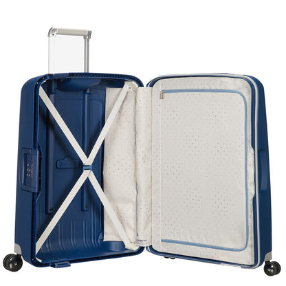Samsonite S'Cure Spinner 75 2er-Set dunkelblaues Hartschalenetui