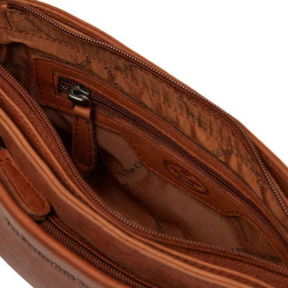 The Chesterfield Brand Southampton Schoudertas cognac