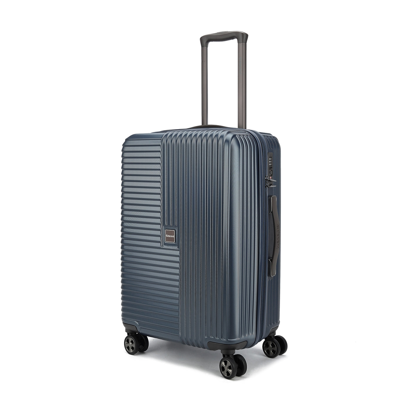 Dezenter Tourister Medium Trolley 66 blauer Hartschalenkoffer