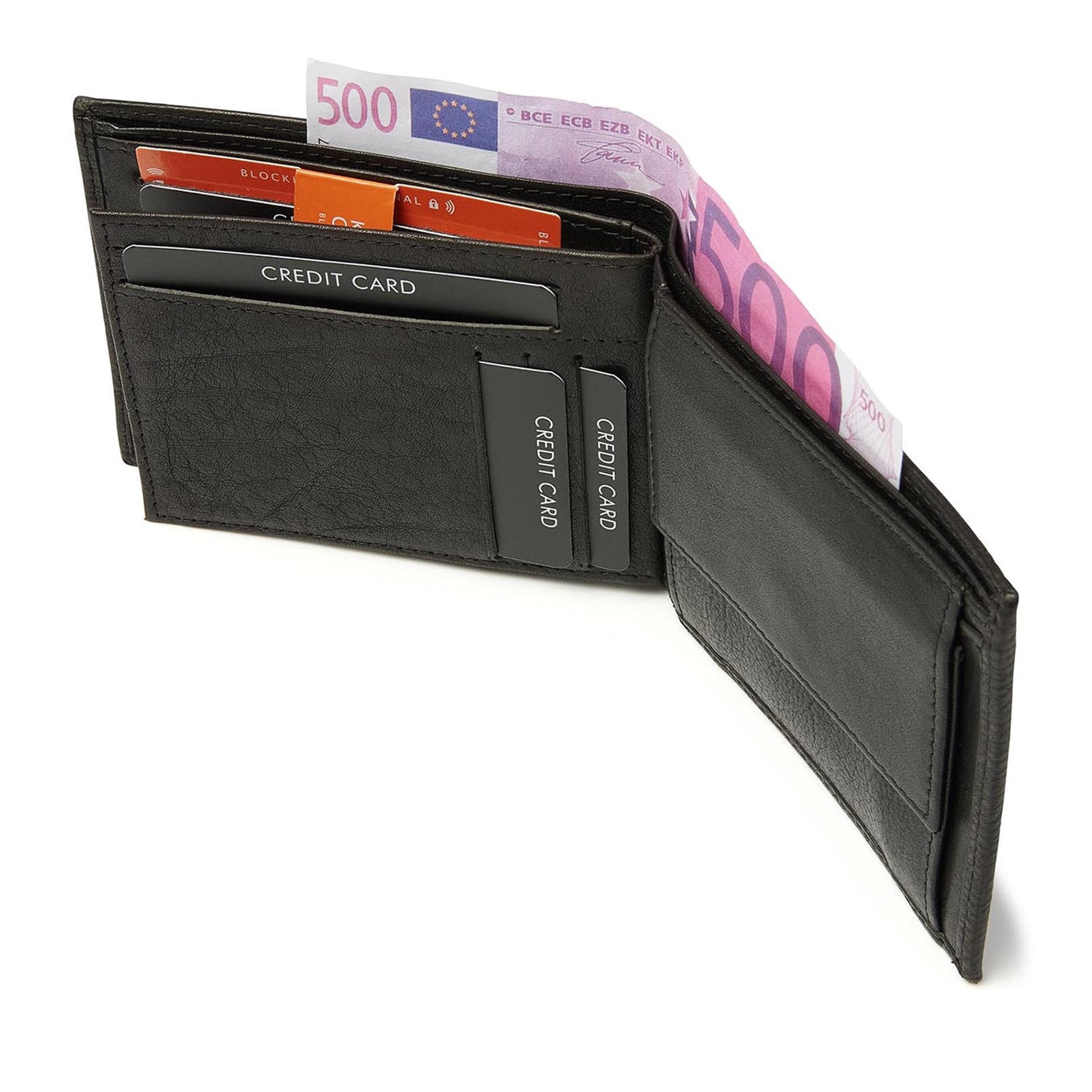 dR Amsterdam Milan Billfold 28559 black Women's wallet