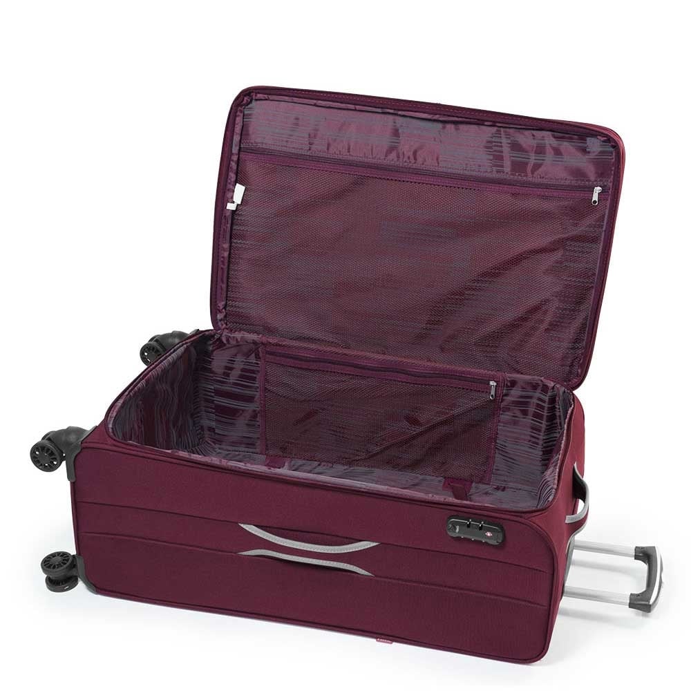 Gabol Zambia Trolley Large 79 burgundy Soft suitcase