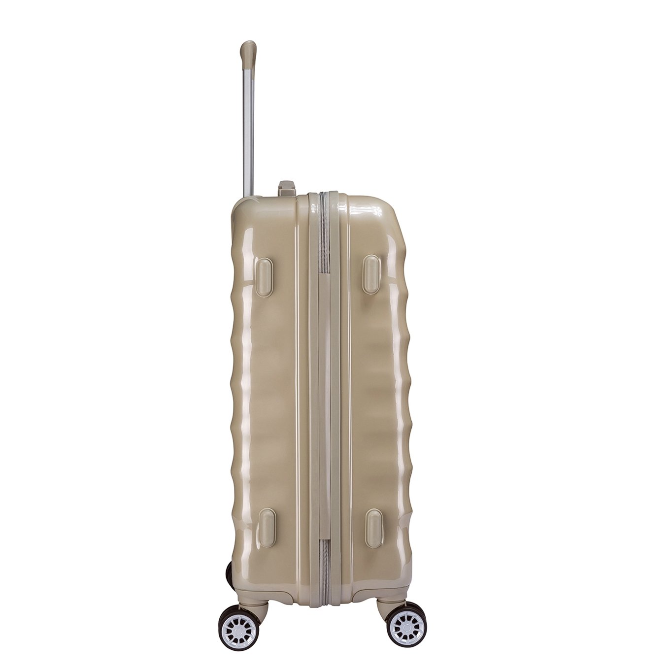 Ordentlicher Exclusivo-One Trolley 67 Champagner-Hartschalenkoffer