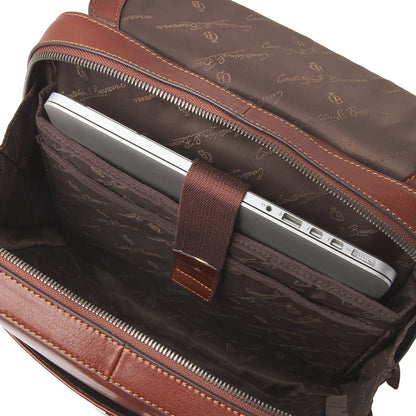 Castelijn & Beerens Gaucho Guus Laptop Backpack 15.6'' cognac