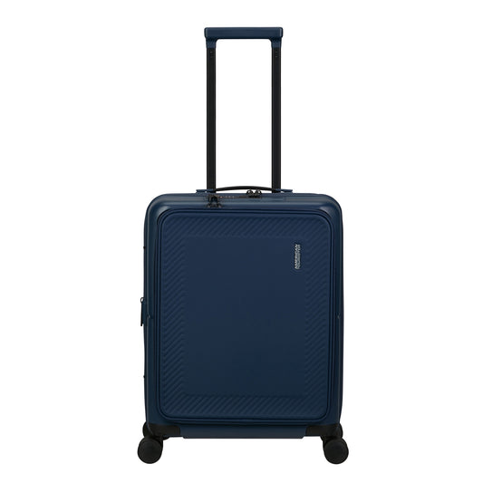 American Tourister Dashpop Spinner 55/20 Exp Frontl. midnight blue hard case