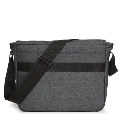 Eastpak Delegate + Umhängetasche aus schwarzem Denim