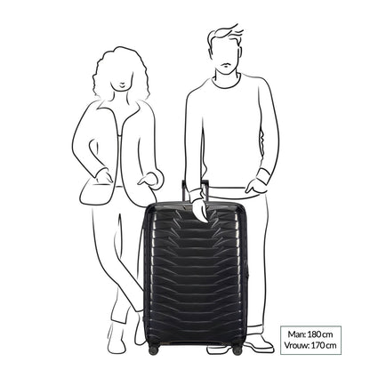 Samsonite Proxis Spinner 86 Matt Climbing Ivy Hard Case