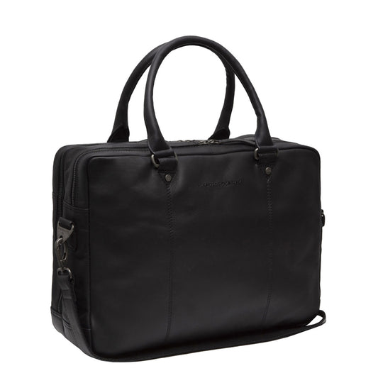 The Chesterfield Brand Boston Laptop Bag Black