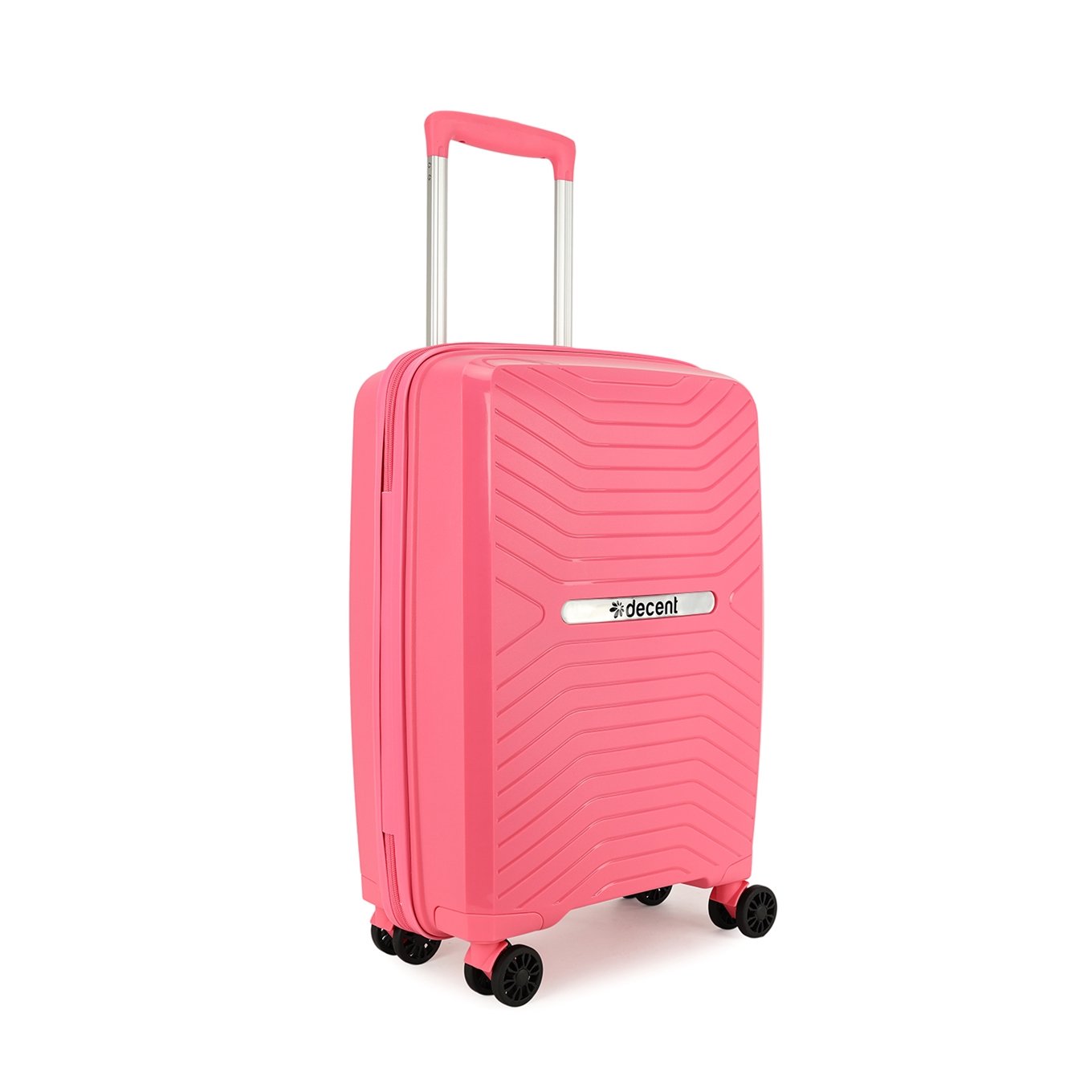 Decent Cross-One Cabin Trolley 55/35 pink Hard Case