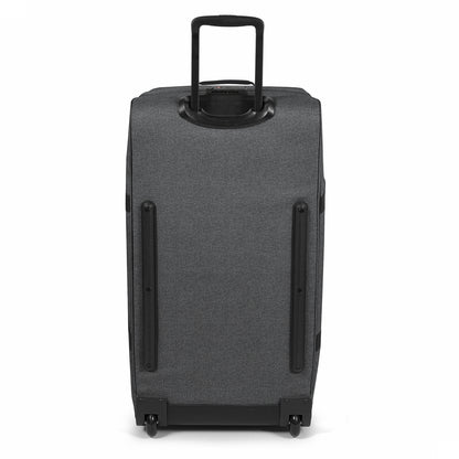 Eastpak Tranverz L schwarze Denim-Trolley-Reisetasche