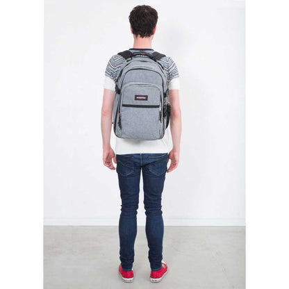 Eastpak Tutor Laptop-Rucksack aus schwarzem Denim