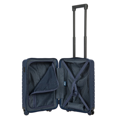 Bric's Ulisse Trolley 55 USB ozeanblauer Hartschalenkoffer