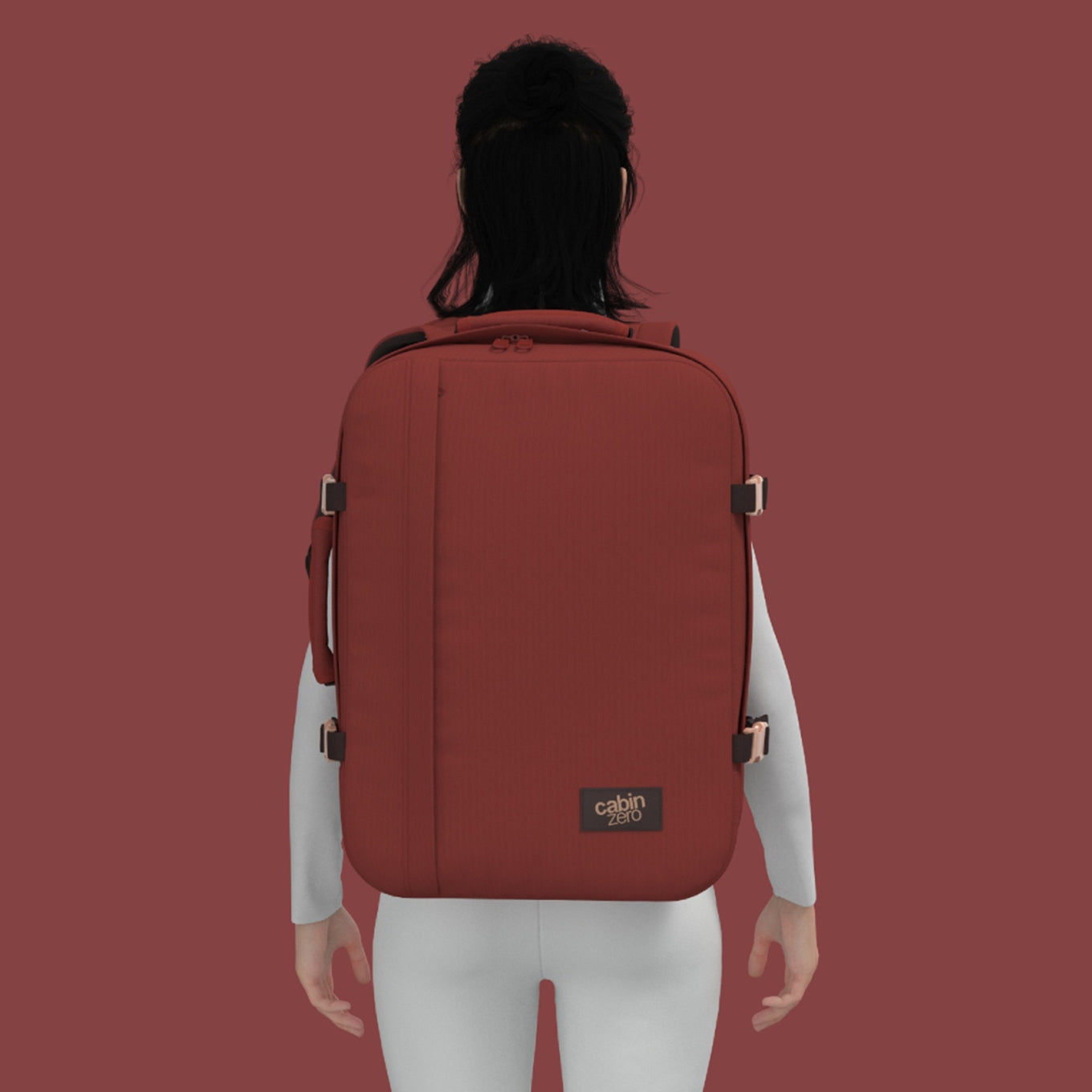 CabinZero Classic 44L Ultra Light Cabin Bag Sangria Red Wochenendtasche