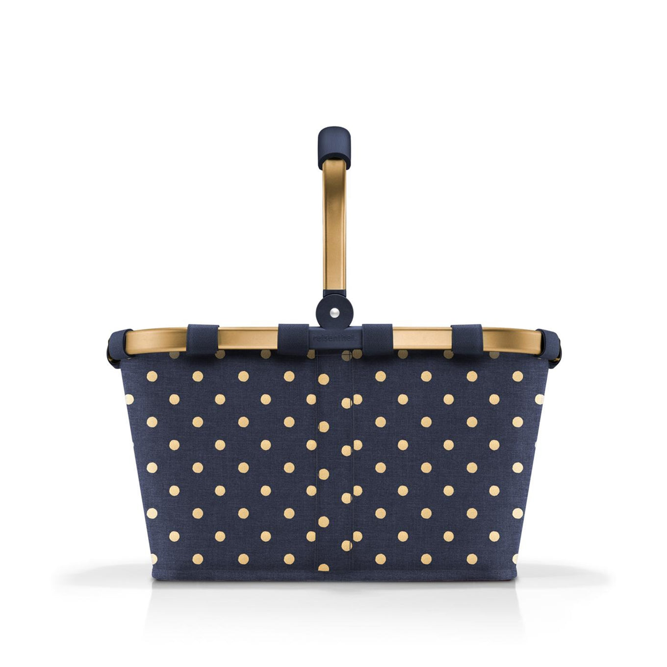Reisenthel Shopping Carrybag frame metallic dots blue
