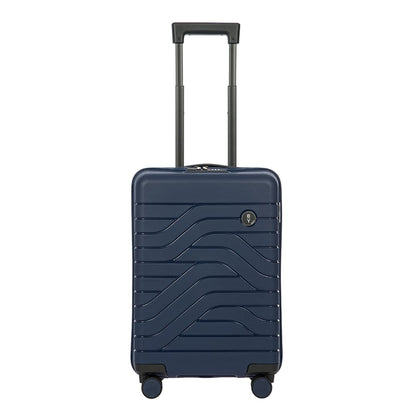 Bric's Ulisse Trolley 55 USB ozeanblauer Hartschalenkoffer