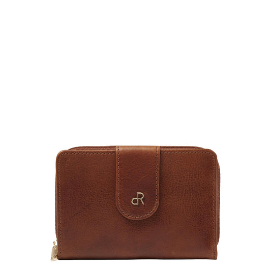 dR Amsterdam Milan Ladies Wallet 28123 cognac