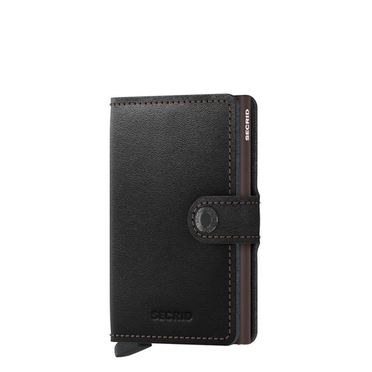 Secrid Miniwallet schwarz braun Damenbrieftasche