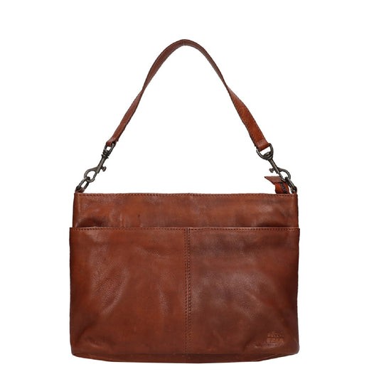 Bear Design Callisto Pelle Handbag cognac