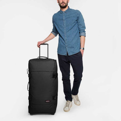 Eastpak Tranverz L schwarze Trolley-Reisetasche