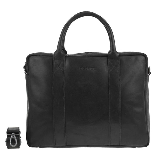 DSTRCT Limited Single Zip 15'' Laptoptas zwart