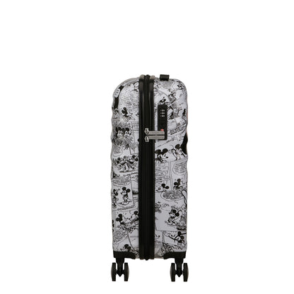 American Tourister Wavebreaker Disney Spinner 55/20 TSA Minnie Comics weißes Hartschalenetui