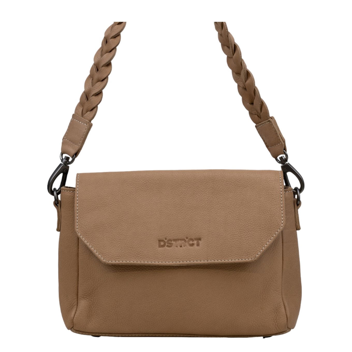 DSTRCT Preston Park Shoulder Bag Flap Bag L beige