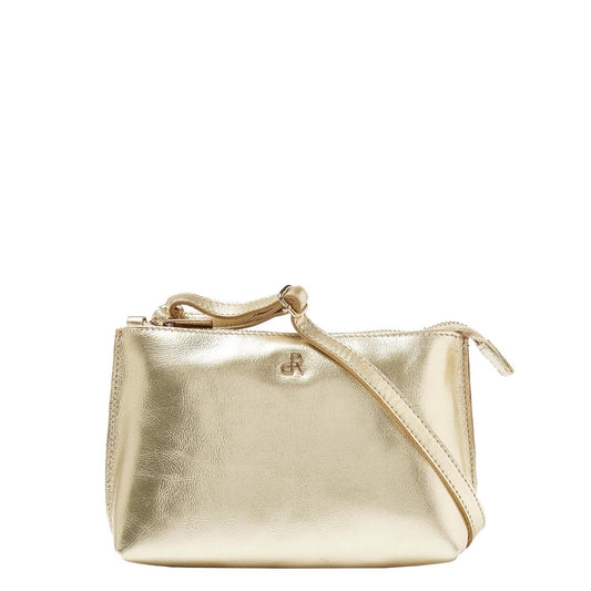 dR Amsterdam Metallics Shoulderbag light gold