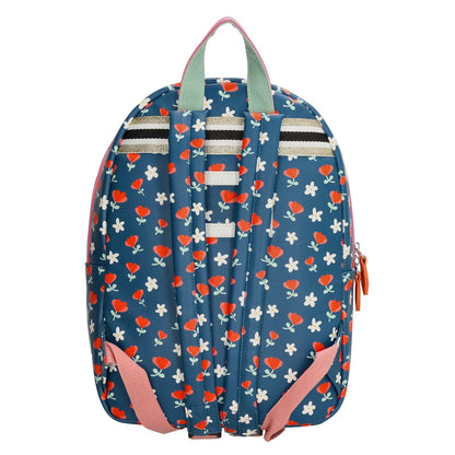 Zebra Trends Flower Backpack blau Kindertasche