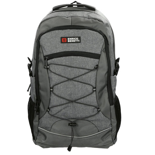 Enrico Benetti Yellow Stone 17'' Laptop-Rucksack grau