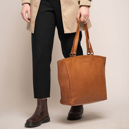 The Chesterfield Brand Berlin Shopper Large cognac