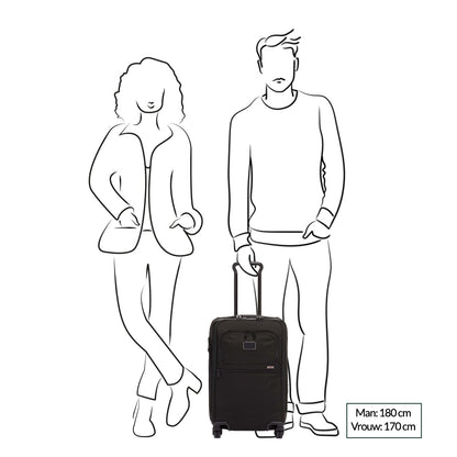 Tumi Alpha 3 International Office Carry-On schwarzer Weichkoffer