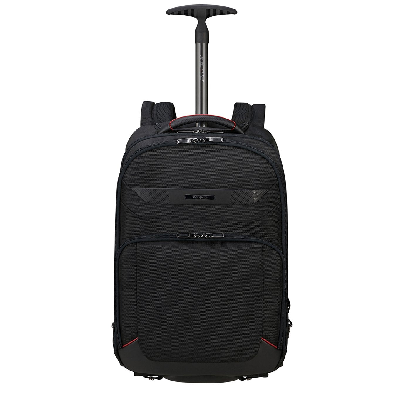 Samsonite Pro-DLX 6 Laptop-Rucksack mit Rollen, 17,3 Zoll, schwarzer Rucksack