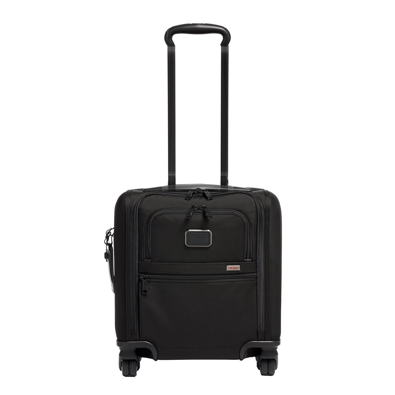 Tumi Alpha Compact 4 Wheel Brief schwarzer Pilotenkoffer