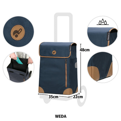Andersen Scala Shopper Weda blue