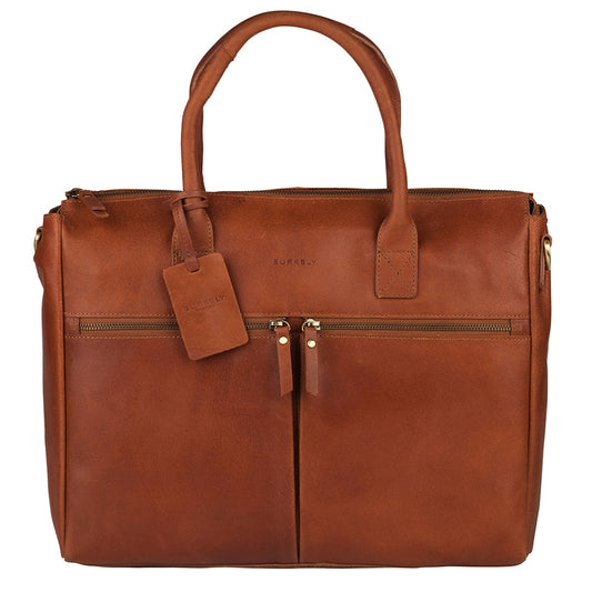Burkely Vintage Valerie Laptop Bag 15" cognac