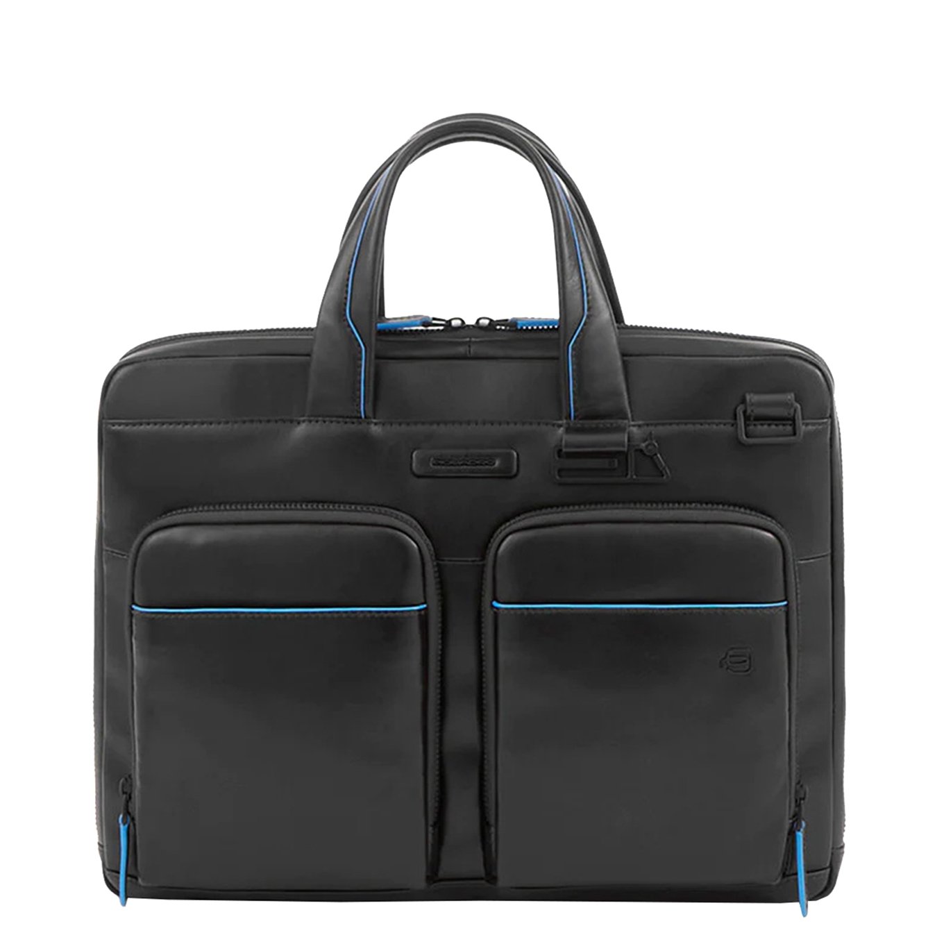 Piquadro Blue Square Computer Portfolio Briefcase 14'' black