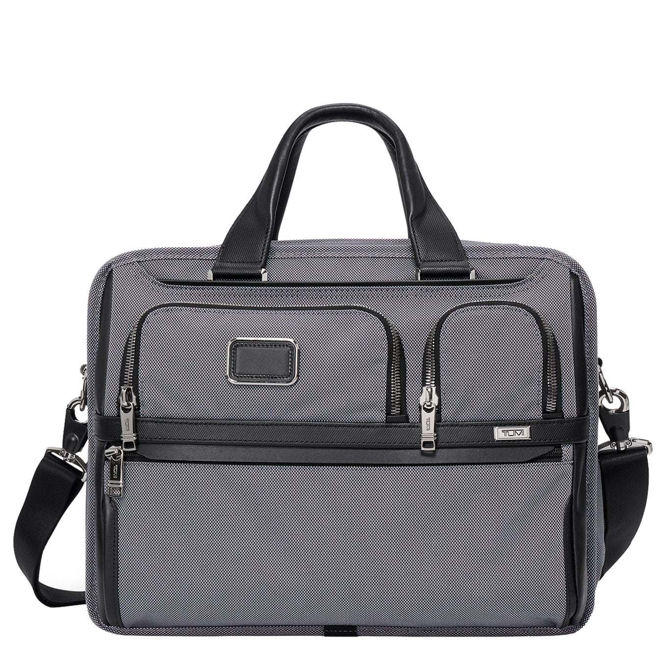 TUMI Alpha EXP Org Laptop Brief meteor grey
