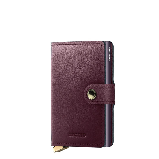 Secrid Miniwallet Portemonnee Dusk bordeaux