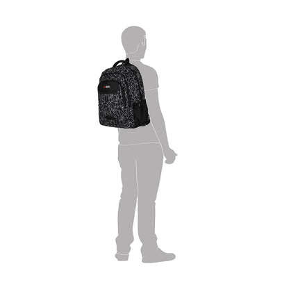 Enrico Benetti Santa Cruz 17,3" Laptop-Rucksack schwarz-weißer Laptop-Rucksack