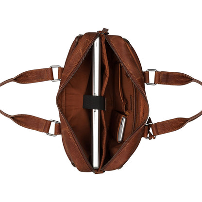 Burkely Antique Avery Workbag 15.6" cognac