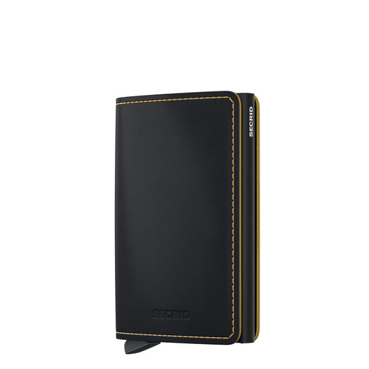 Secrid Slimwallet Matte black ocher