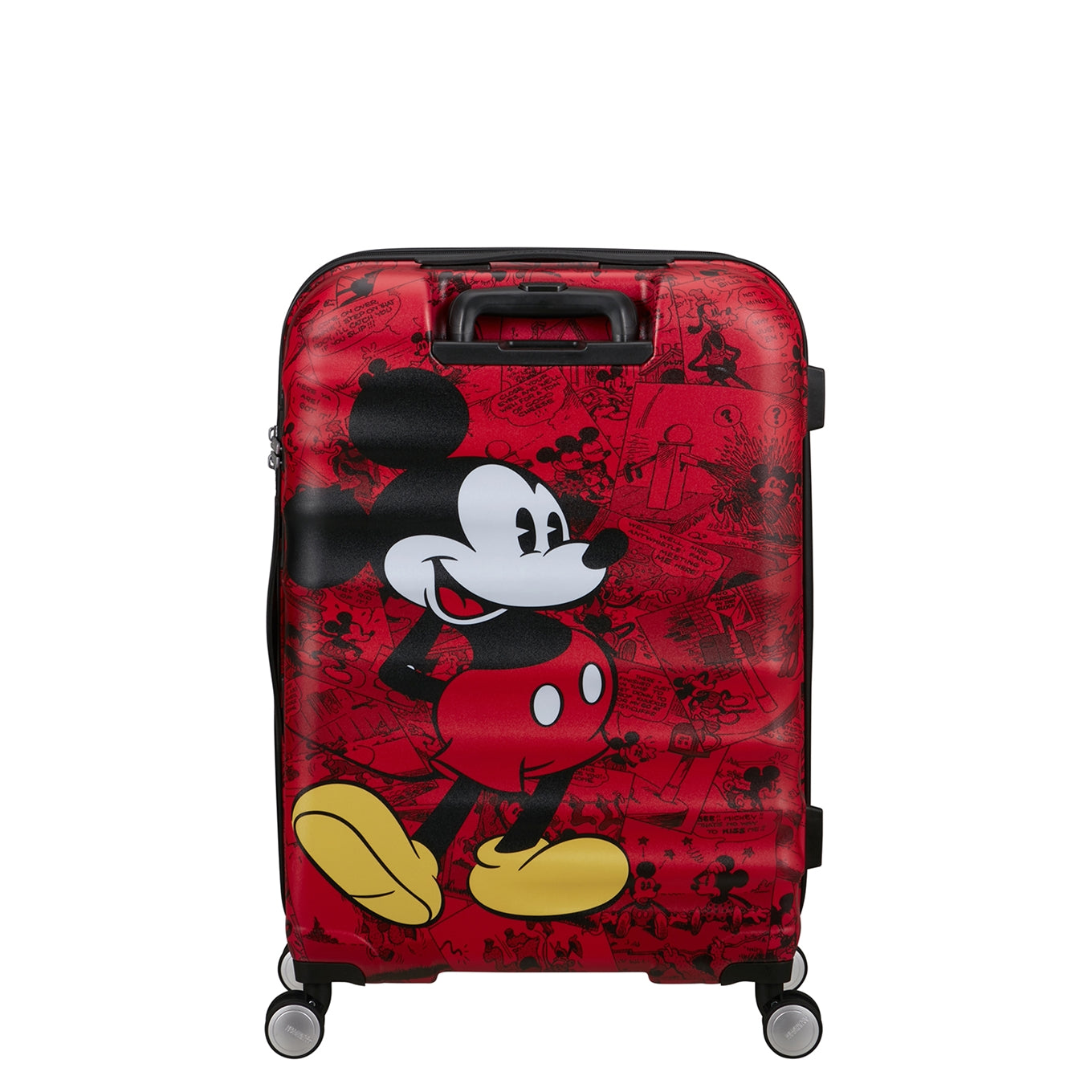 American Tourister Wavebreaker Disney Spinner 67/24 TSA Mickey Comics rotes Hartschalenetui