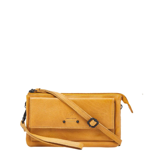 dR Amsterdam Tampa Umhängetasche/Clutch gelbe Damentasche