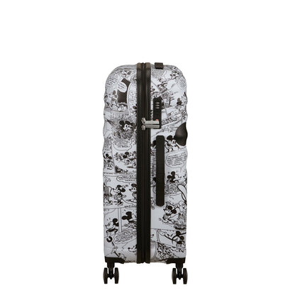 American Tourister Wavebreaker Disney Spinner 67/24 TSA Minnie Comics weißes Hartschalenetui