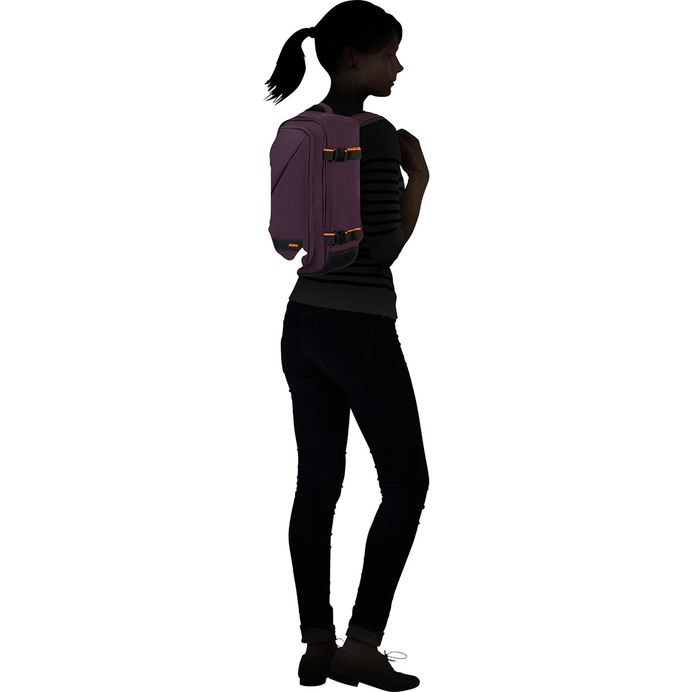 American Tourister Take2Cabin Casual Backpack S dark plum