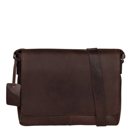 Burkely Vintage Juul Messenger Bag braune Herrentasche