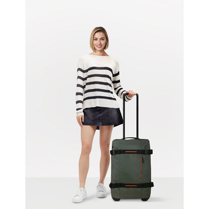 American Tourister Urban Track Duffle/Wheels S dunkle Khaki-Reisetasche