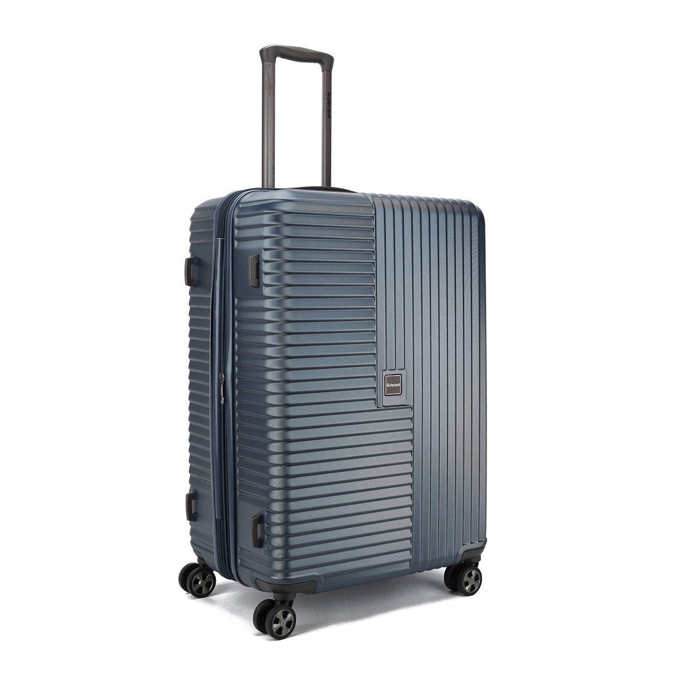 Decent Tourister Large Trolley 76 blauer Hartschalenkoffer