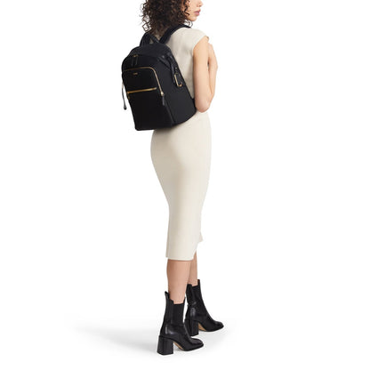 Tumi Voyageur Halsey Rucksack schwarz/goldener Rucksack