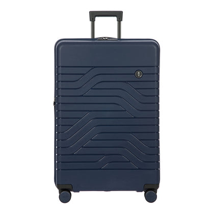 Bric's Ulisse Trolley Erweiterbarer großer ozeanblauer Hartschalenkoffer