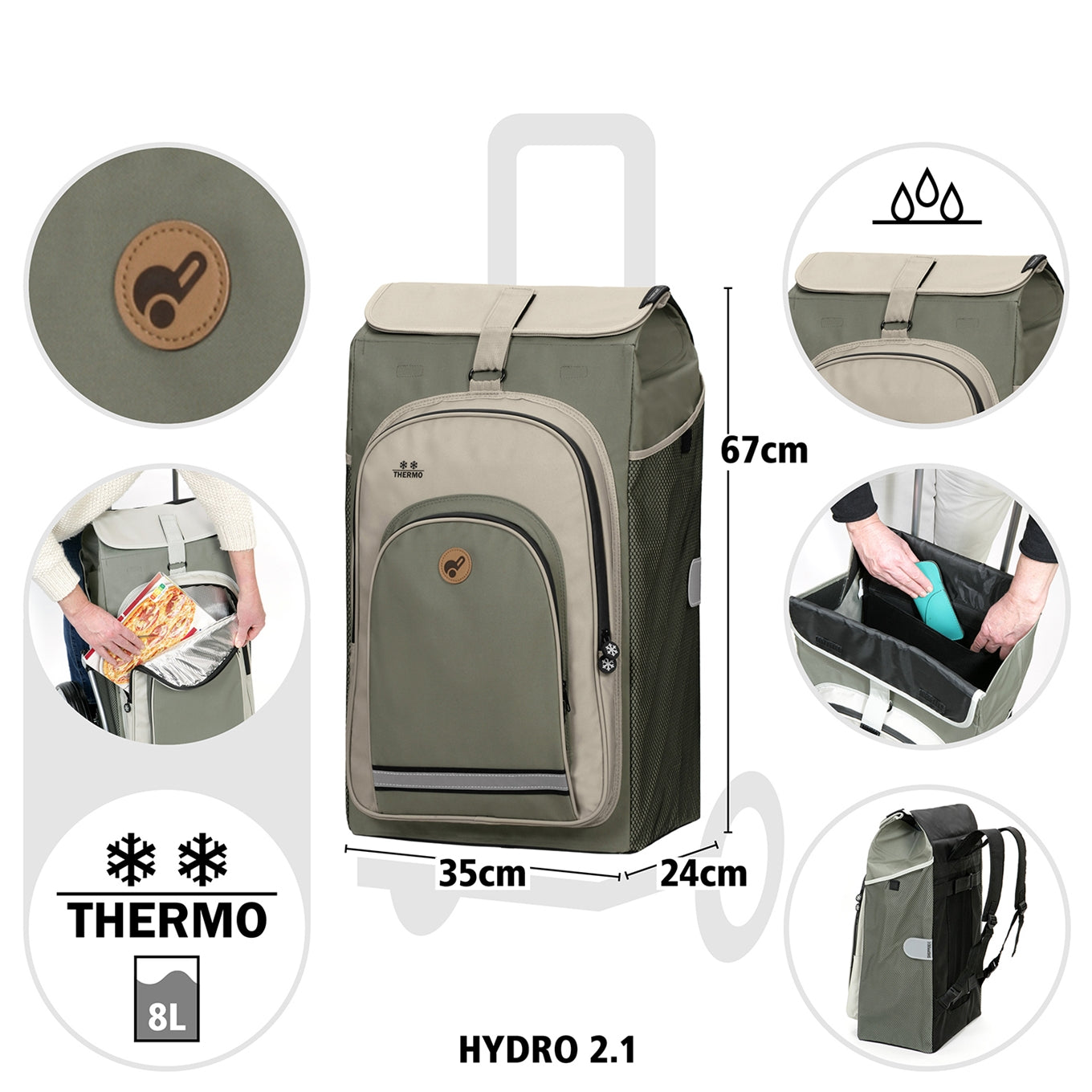 Andersen Royal Shopper Hydro 2.1 grey